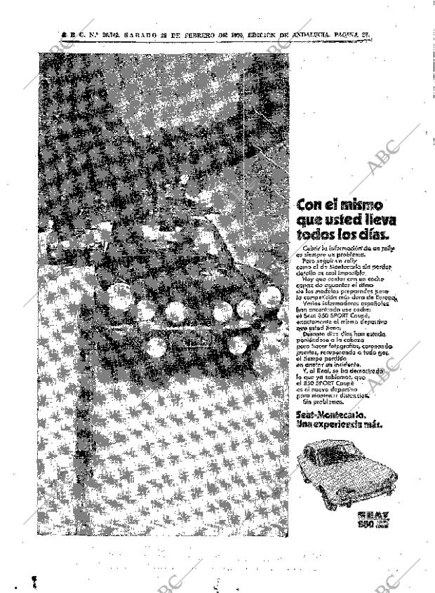 ABC SEVILLA 28-02-1970 página 38