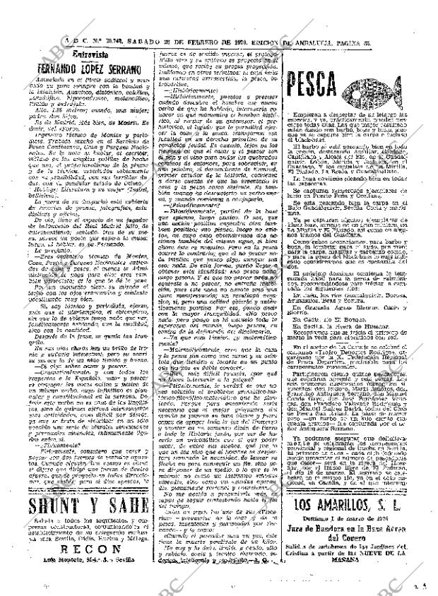 ABC SEVILLA 28-02-1970 página 65