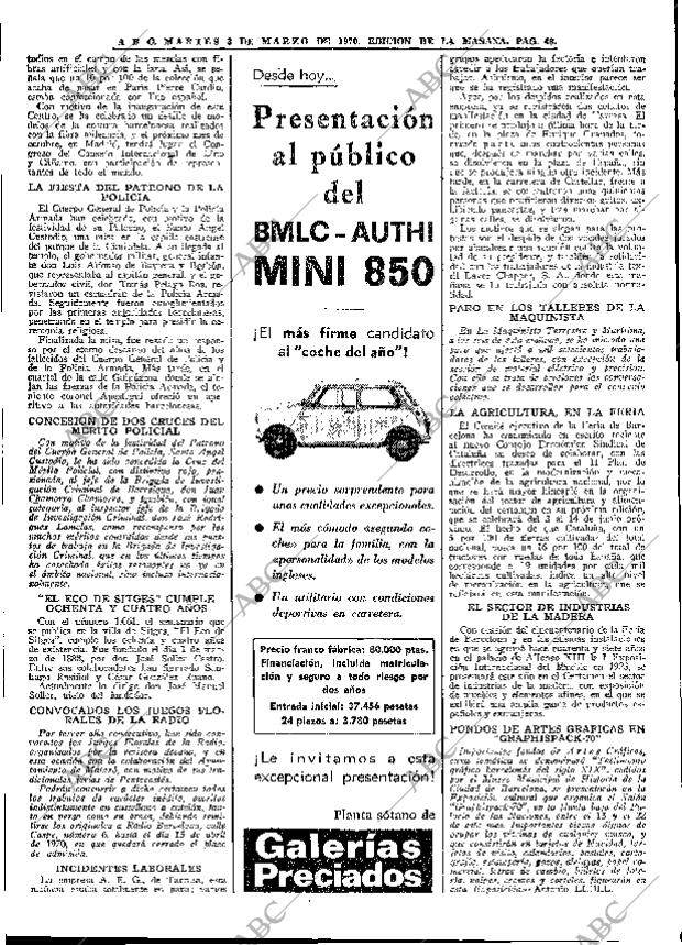 ABC MADRID 03-03-1970 página 46