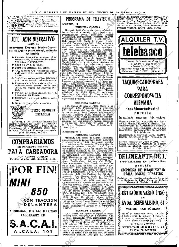 ABC MADRID 03-03-1970 página 89