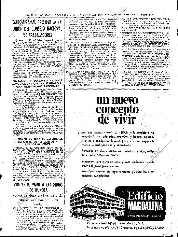 ABC SEVILLA 03-03-1970 página 41