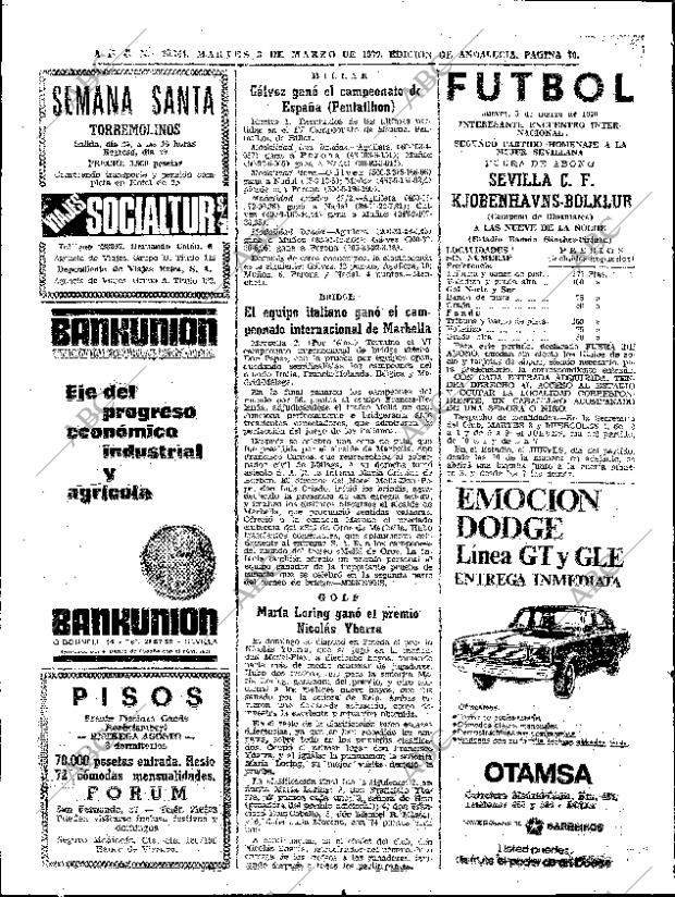 ABC SEVILLA 03-03-1970 página 68