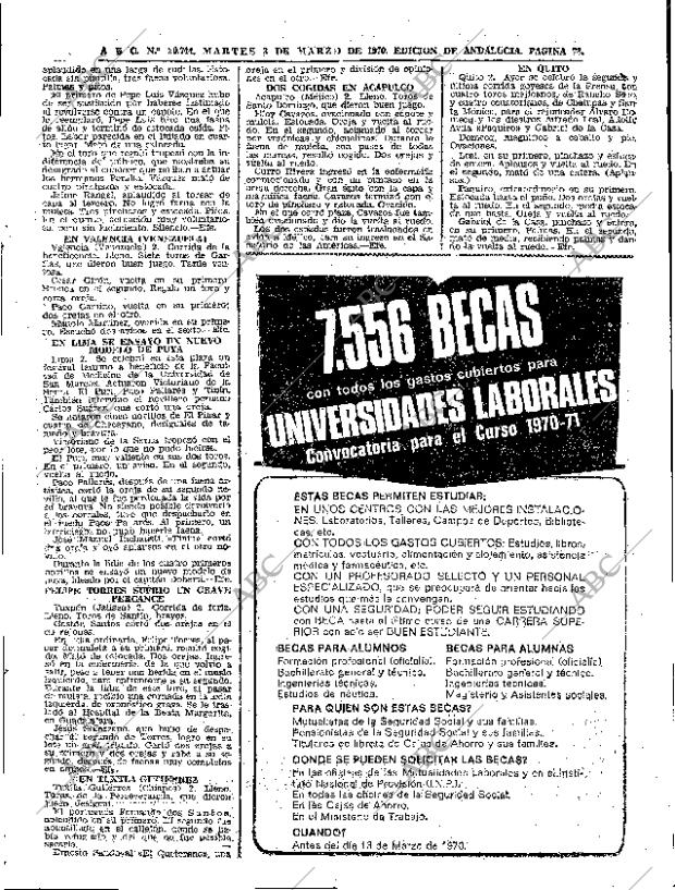 ABC SEVILLA 03-03-1970 página 71