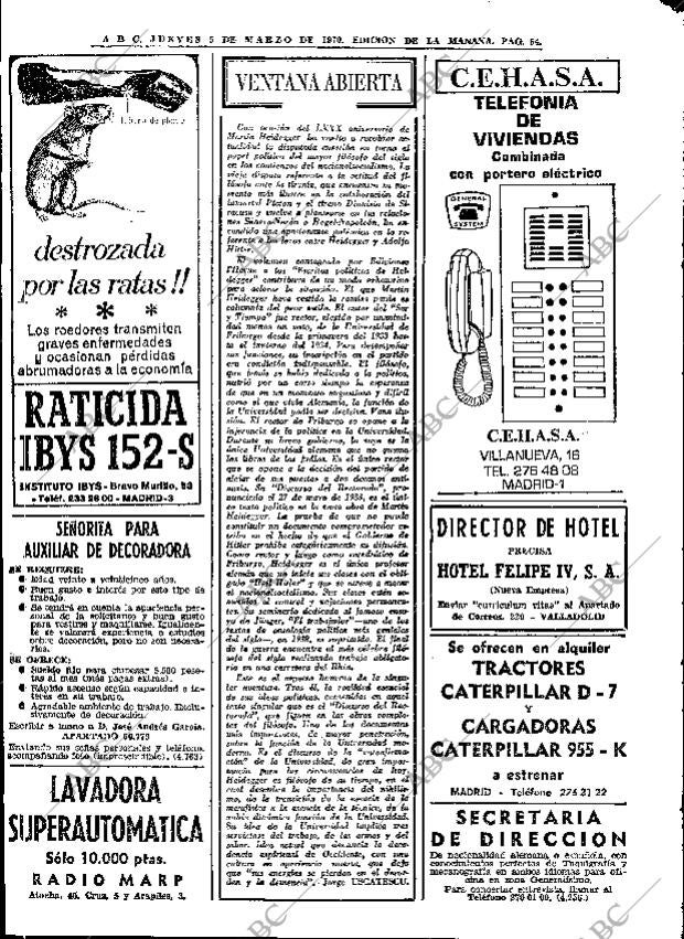 ABC MADRID 05-03-1970 página 54