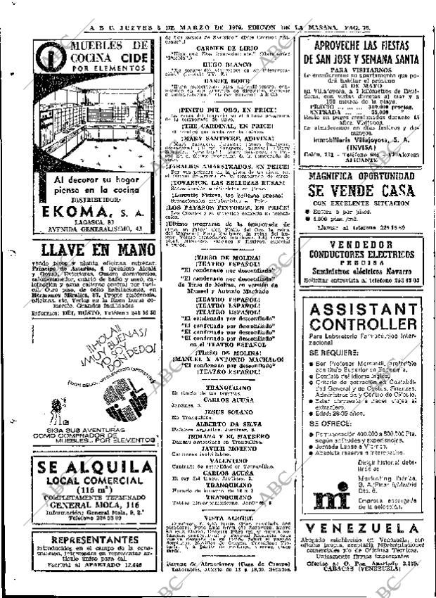 ABC MADRID 05-03-1970 página 76