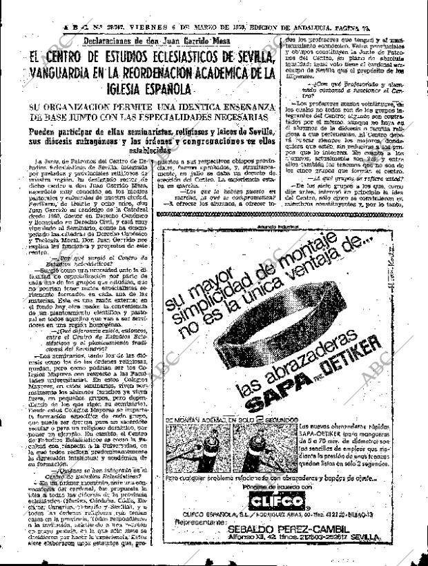 ABC SEVILLA 06-03-1970 página 67