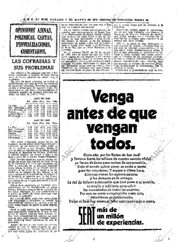 ABC SEVILLA 07-03-1970 página 47