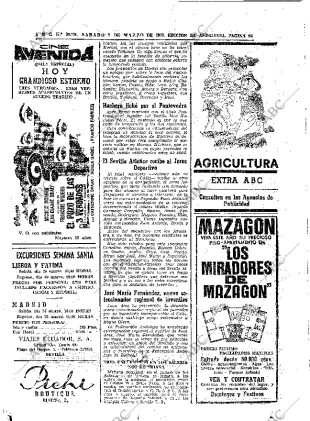 ABC SEVILLA 07-03-1970 página 68
