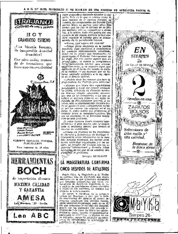 ABC SEVILLA 11-03-1970 página 28