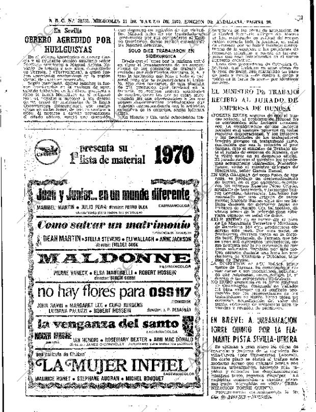 ABC SEVILLA 11-03-1970 página 29