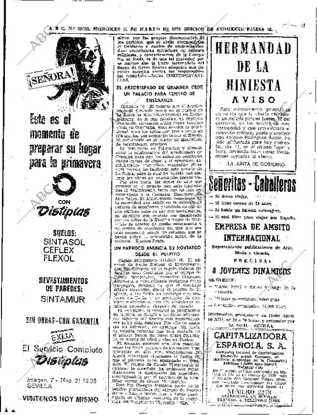 ABC SEVILLA 11-03-1970 página 32