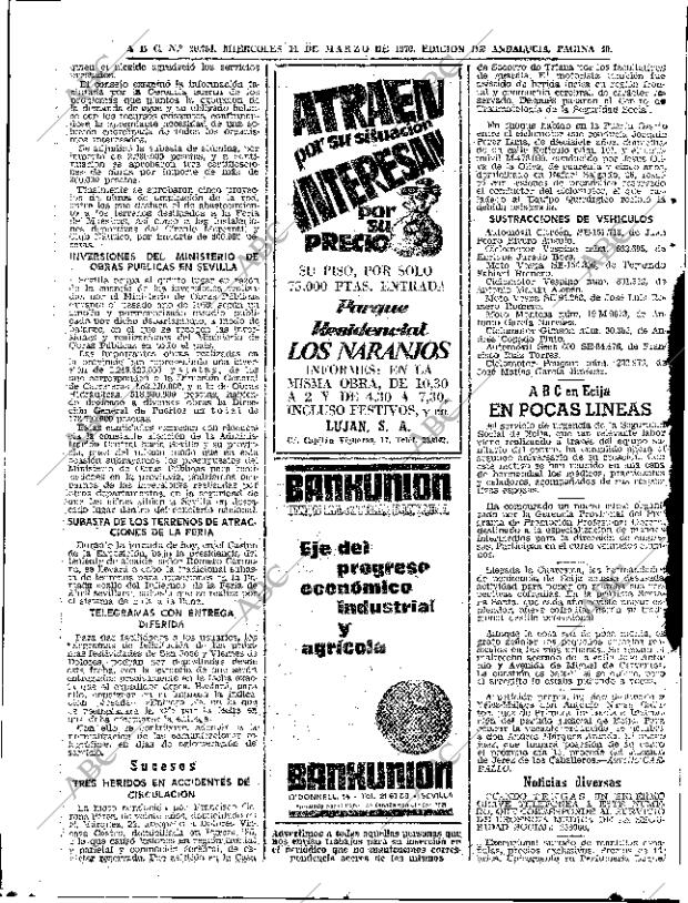 ABC SEVILLA 11-03-1970 página 40