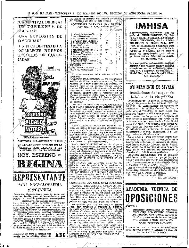 ABC SEVILLA 11-03-1970 página 50