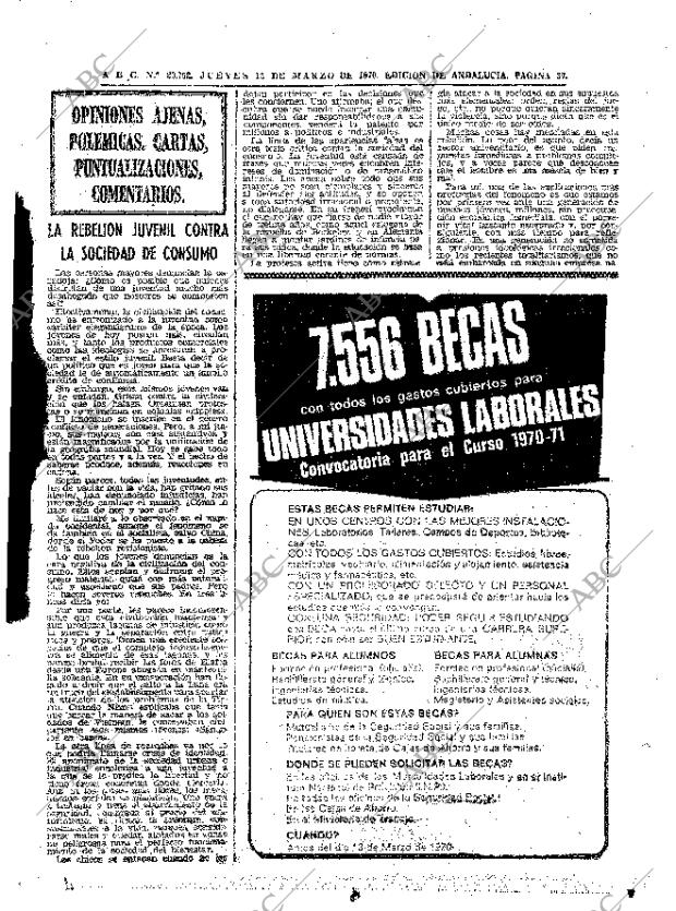 ABC SEVILLA 12-03-1970 página 37