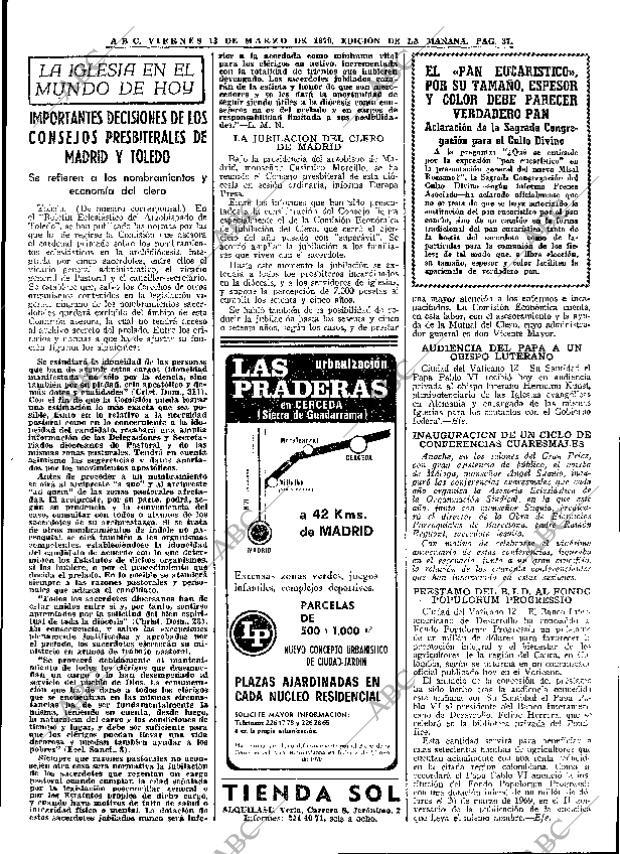 ABC MADRID 13-03-1970 página 37