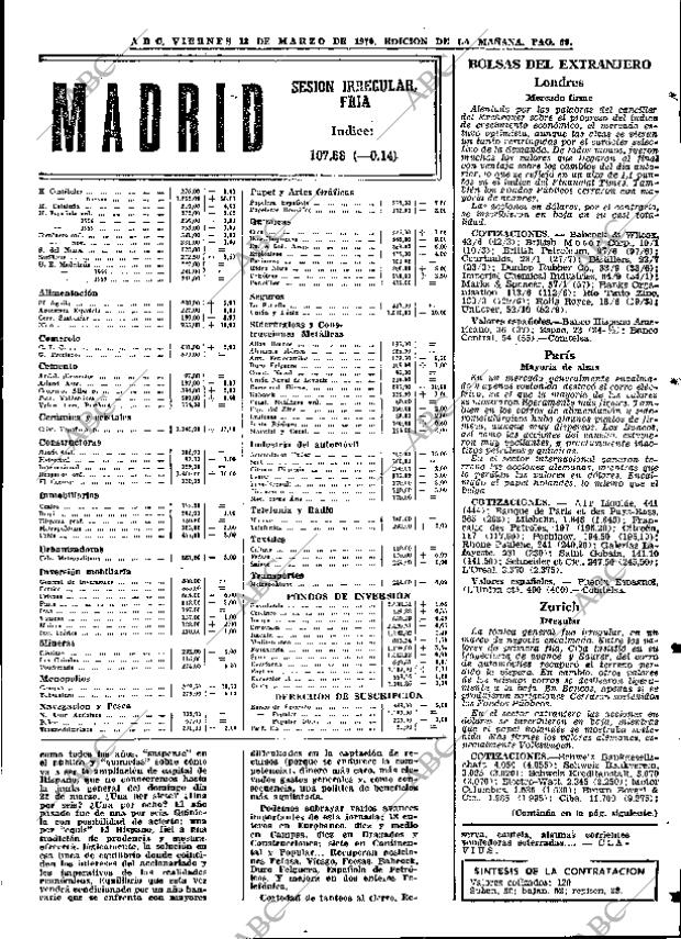 ABC MADRID 13-03-1970 página 69