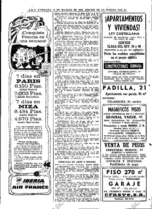 ABC MADRID 13-03-1970 página 91