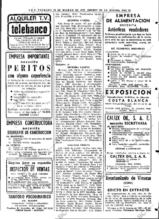 ABC MADRID 13-03-1970 página 93