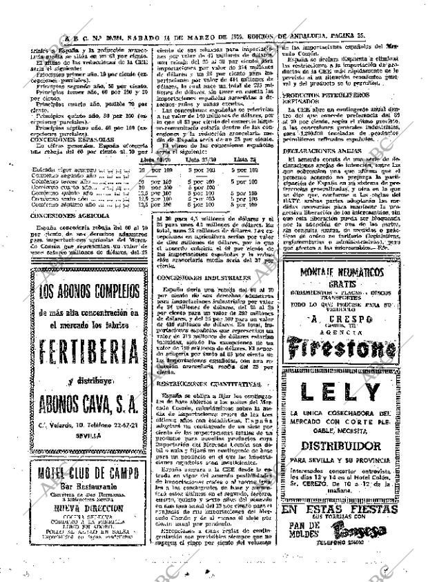 ABC SEVILLA 14-03-1970 página 35