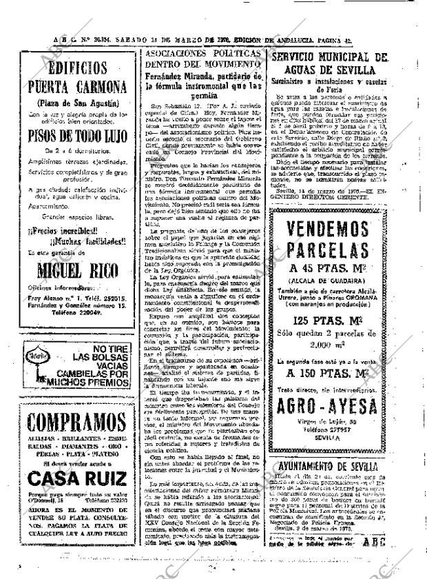 ABC SEVILLA 14-03-1970 página 42