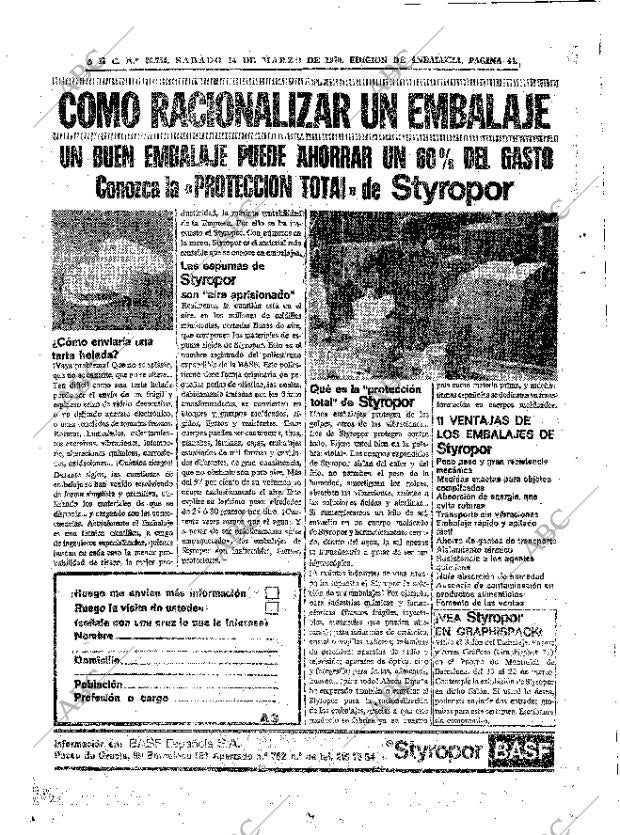 ABC SEVILLA 14-03-1970 página 44