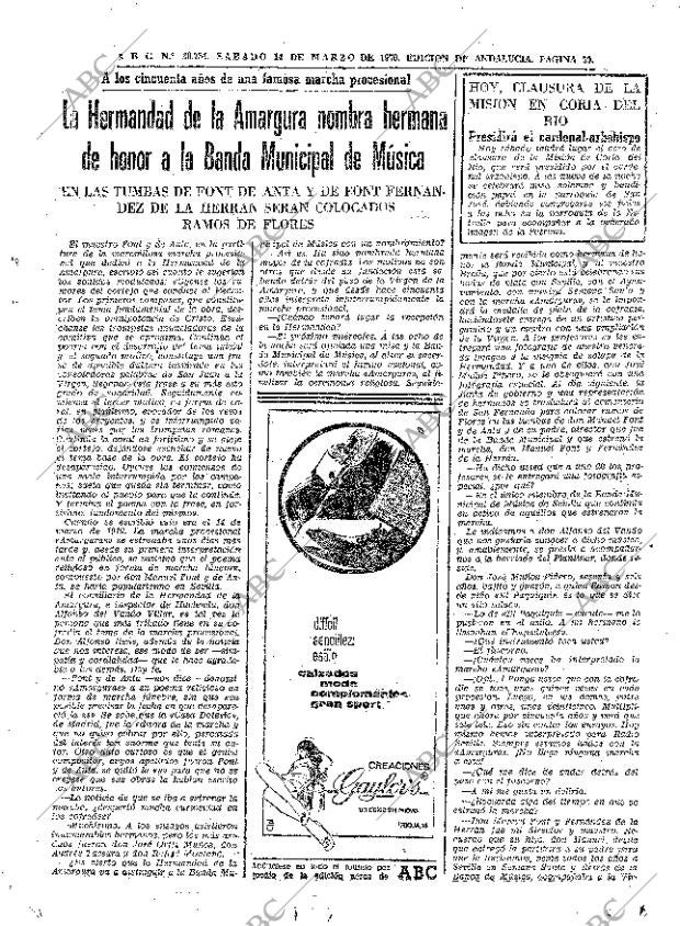 ABC SEVILLA 14-03-1970 página 59