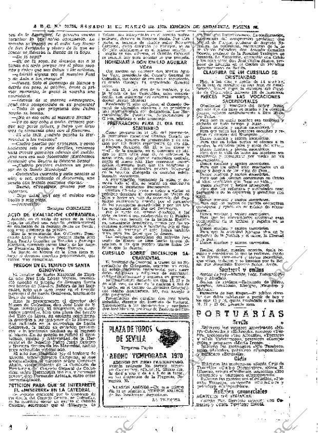 ABC SEVILLA 14-03-1970 página 60