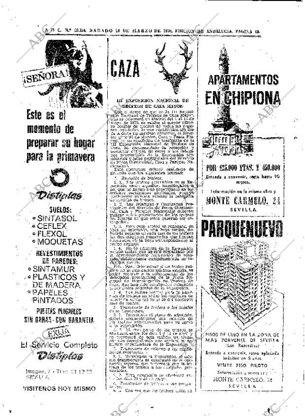 ABC SEVILLA 14-03-1970 página 80