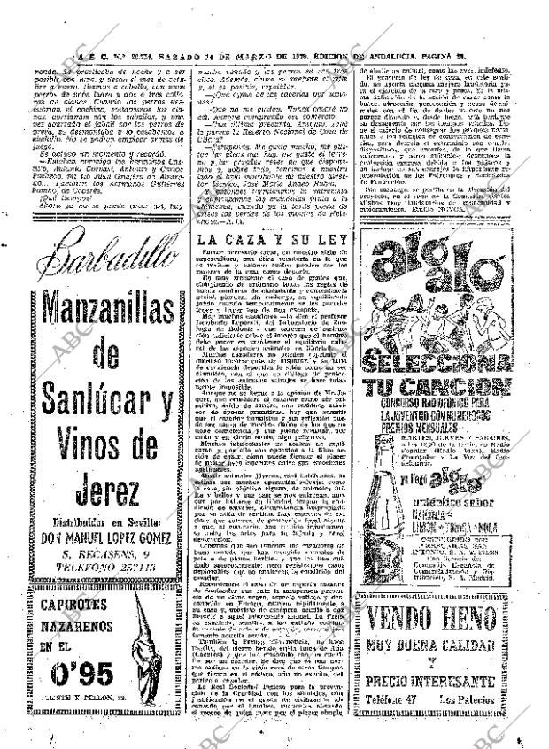 ABC SEVILLA 14-03-1970 página 83