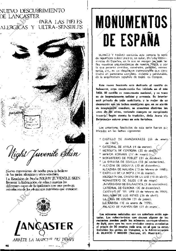 BLANCO Y NEGRO MADRID 14-03-1970 página 46