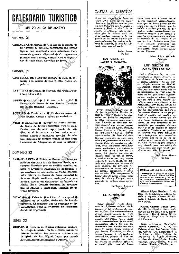 BLANCO Y NEGRO MADRID 14-03-1970 página 6