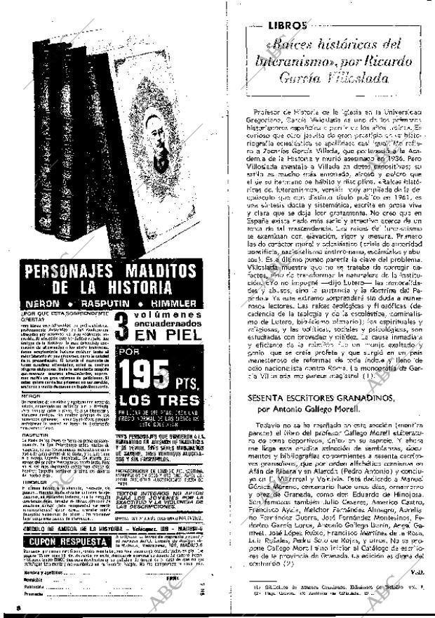 BLANCO Y NEGRO MADRID 14-03-1970 página 8