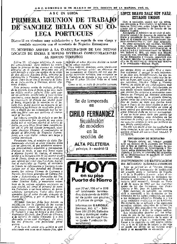 ABC MADRID 15-03-1970 página 21