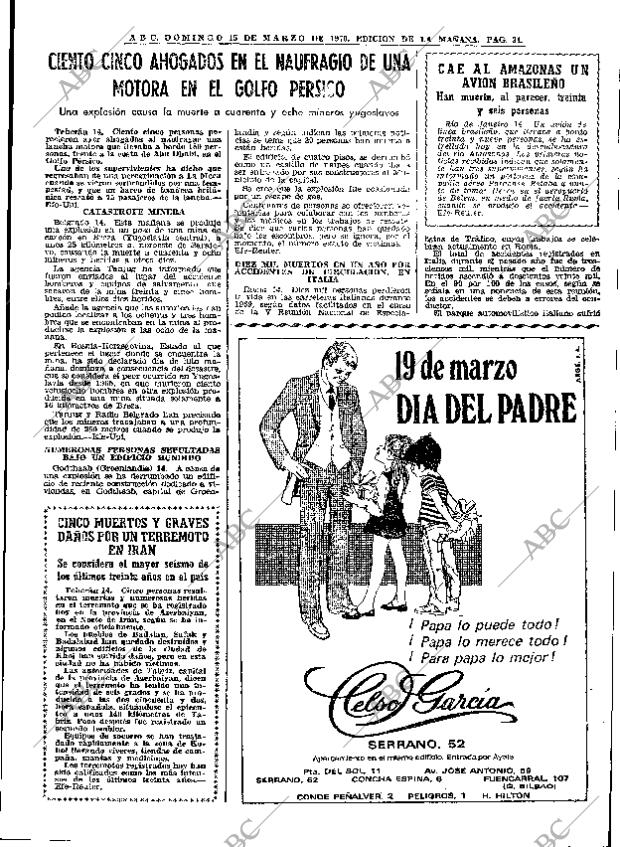 ABC MADRID 15-03-1970 página 31