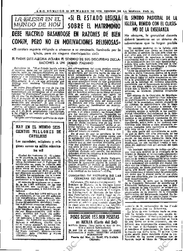 ABC MADRID 15-03-1970 página 33