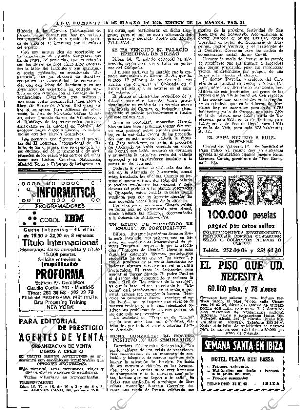 ABC MADRID 15-03-1970 página 34