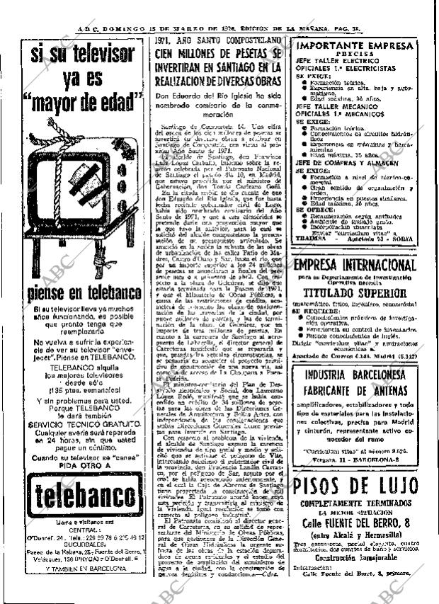 ABC MADRID 15-03-1970 página 38