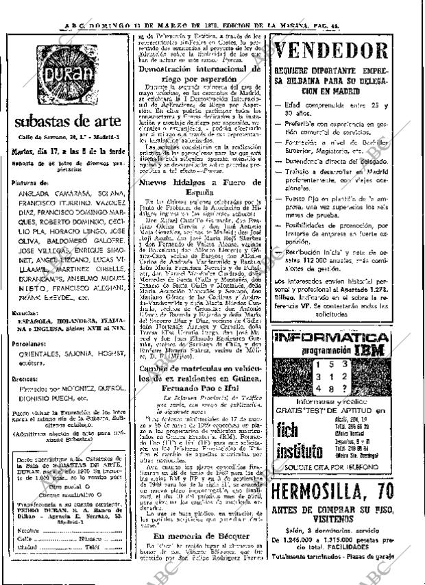 ABC MADRID 15-03-1970 página 44