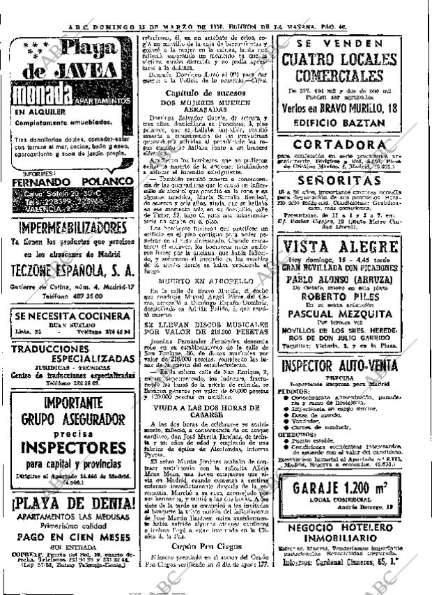 ABC MADRID 15-03-1970 página 46