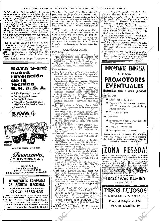 ABC MADRID 15-03-1970 página 52