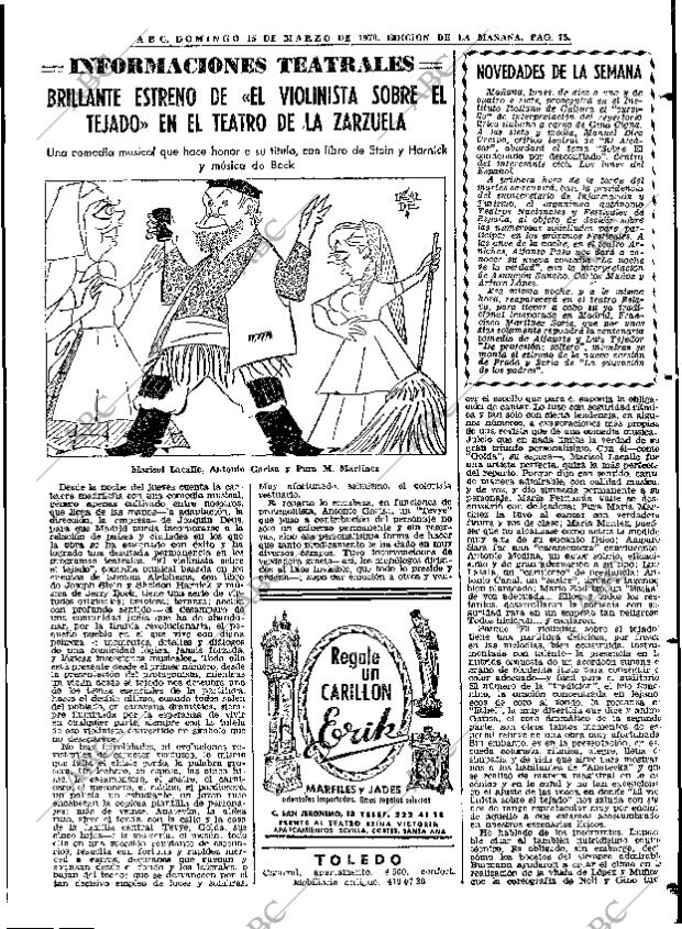 ABC MADRID 15-03-1970 página 75