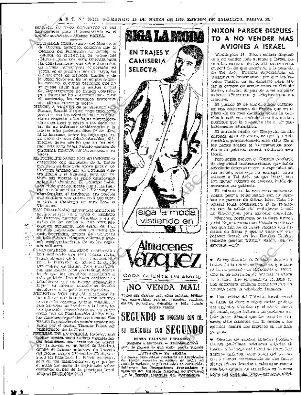 ABC SEVILLA 15-03-1970 página 30