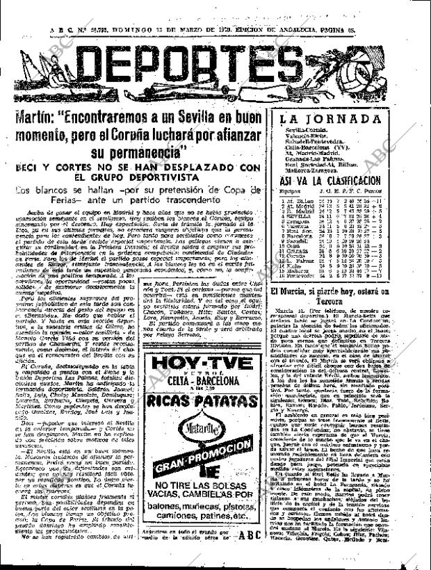 ABC SEVILLA 15-03-1970 página 63