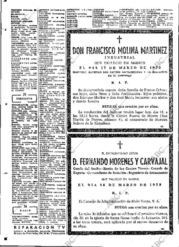 ABC MADRID 18-03-1970 página 114