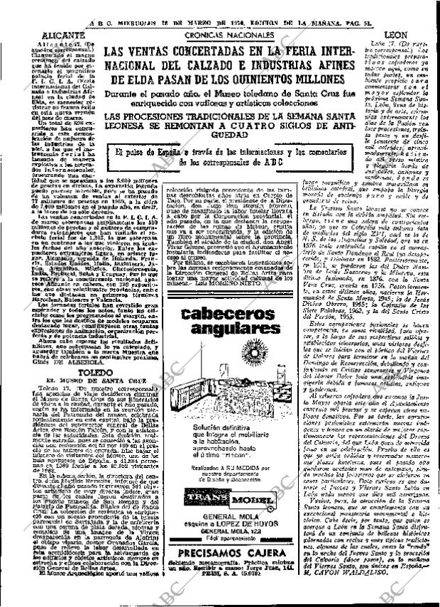 ABC MADRID 18-03-1970 página 51