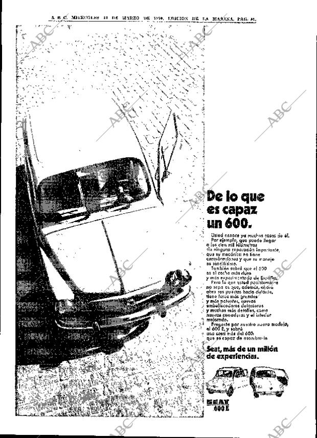 ABC MADRID 18-03-1970 página 52