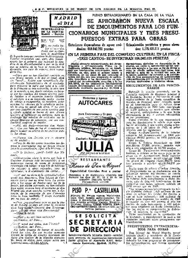 ABC MADRID 18-03-1970 página 57