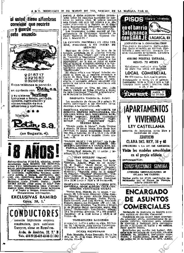 ABC MADRID 18-03-1970 página 88