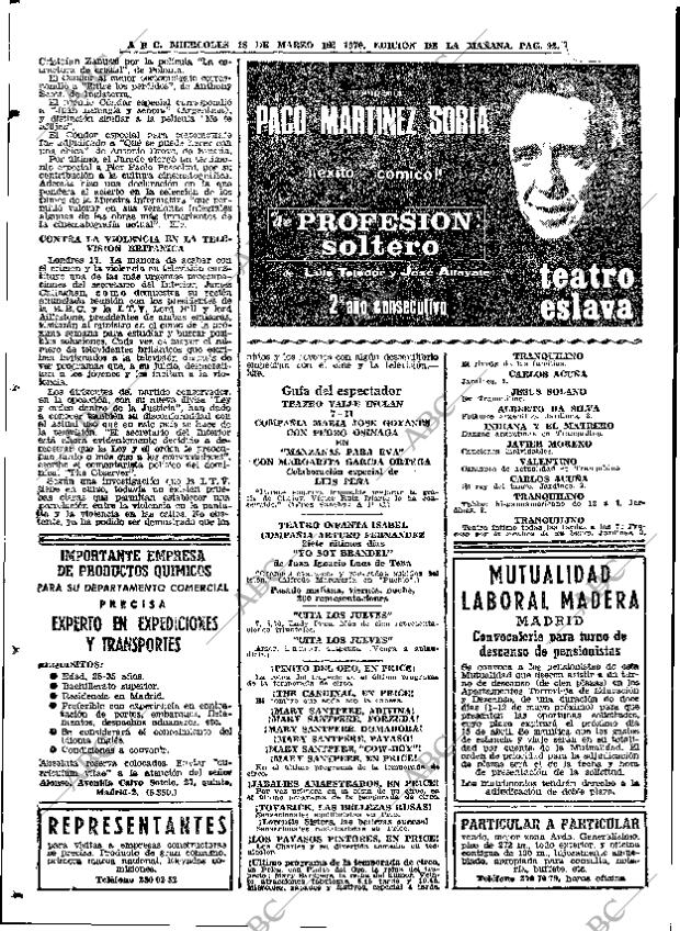 ABC MADRID 18-03-1970 página 92