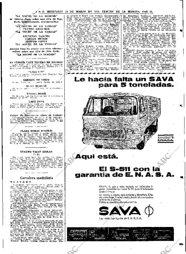 ABC MADRID 18-03-1970 página 93